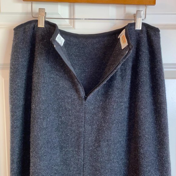 Vintage Women's Talbots 100% Wool Faux Wrap Maxi - Picture 6 of 7